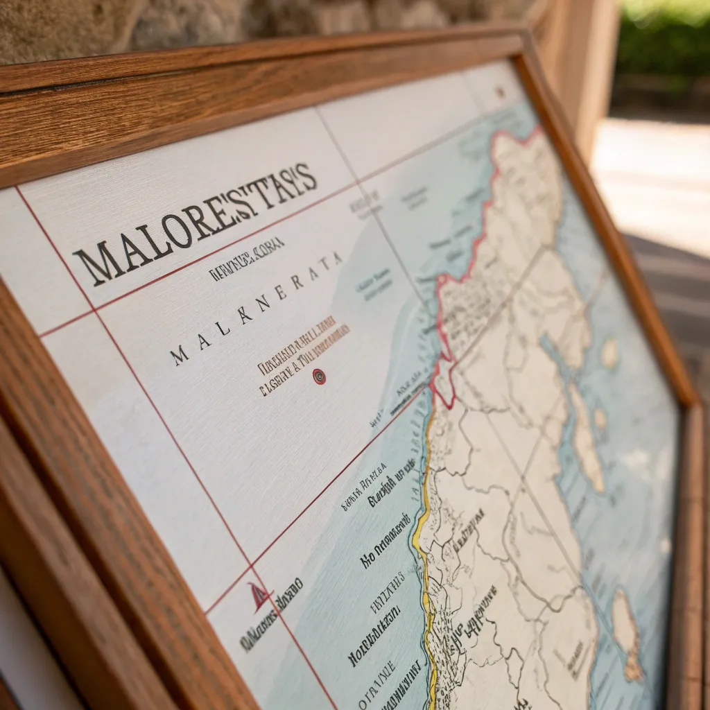 Map showing the location of MALORENTHIS